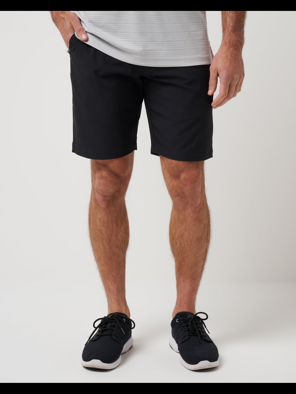 Travis Mathew Men's 8" Black Golf Shorts Sz 40